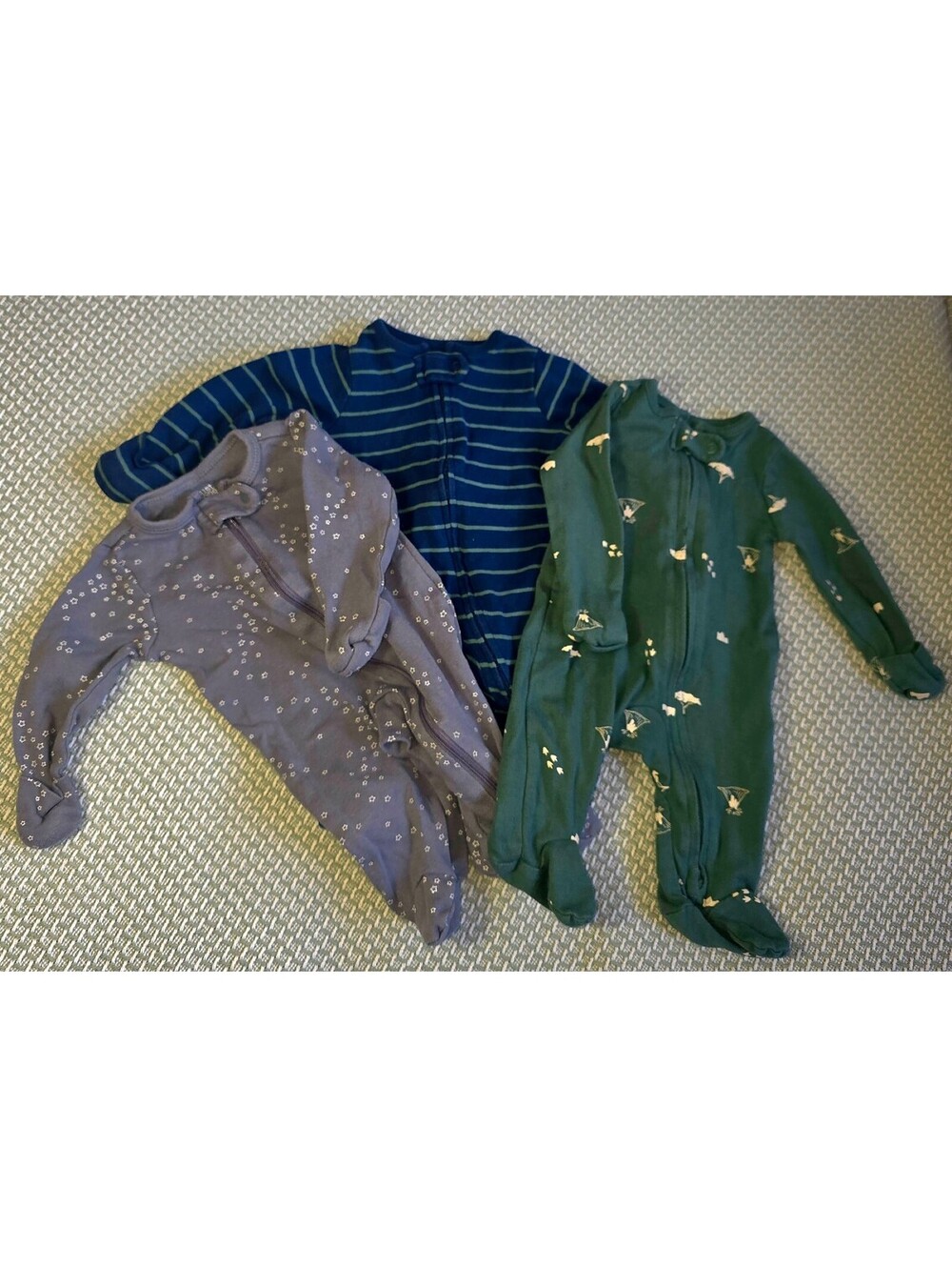 Set of three newborn Carter's sleepers